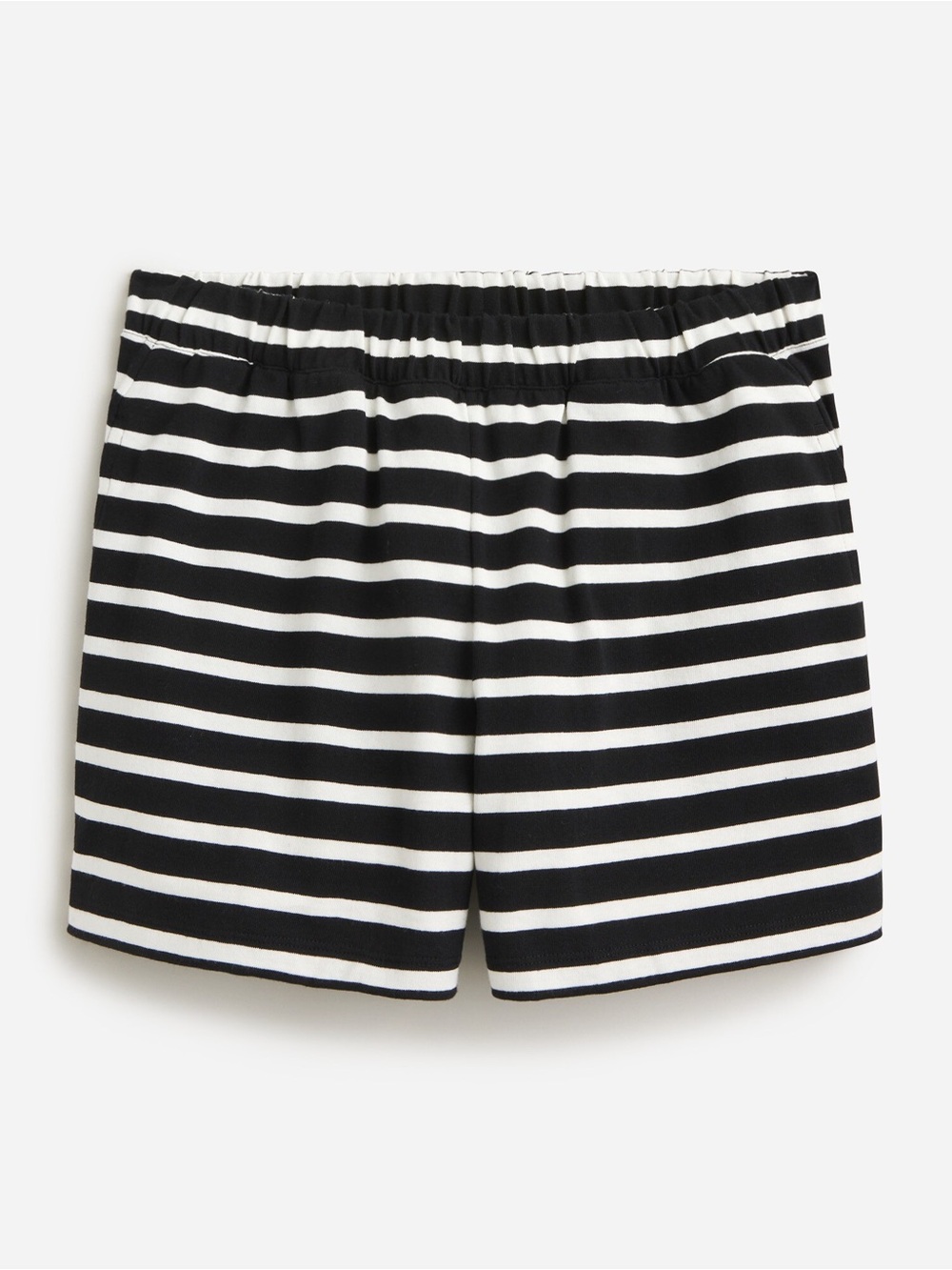 J. Crew Pull-on Short in Stripe Mariner Cotton